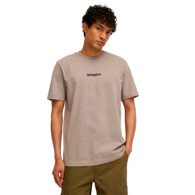 тениска,мъжки,тениски,superdry,micro,logo,graphic,loose,short,sleeve,t,shirt,deep,beige,(beige)