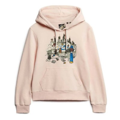 суичър,дамски,блузи,superdry,new,york,vl,graphic,hoodie,pink,(pink,clay)