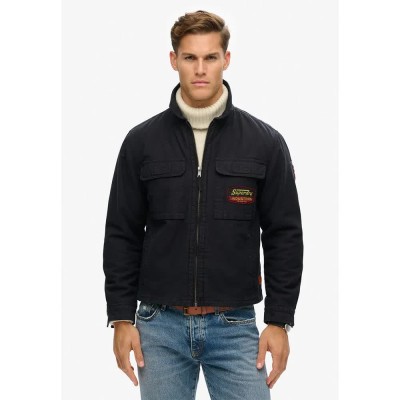 яке,мъжки,якета,superdry,patched,thru,jacket,black