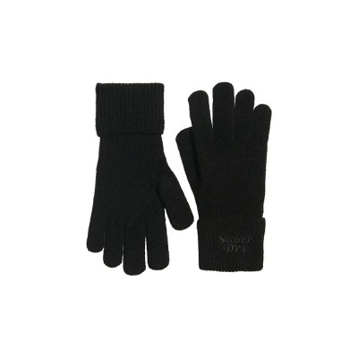 ръкавици,ръкавици,шапки,и,шалове,superdry,soft,rib,gloves,black,(black)