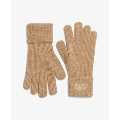 ръкавици,ръкавици,шапки,и,шалове,superdry,soft,rib,gloves,toasted,coconut,brown,(brown)
