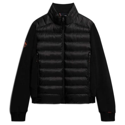 яке,мъжки,якета,superdry,storm,fleece,hybrid,bomber,jacket,black
