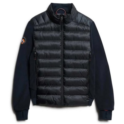 яке,мъжки,якета,superdry,storm,fleece,hybrid,bomber,jacket,black