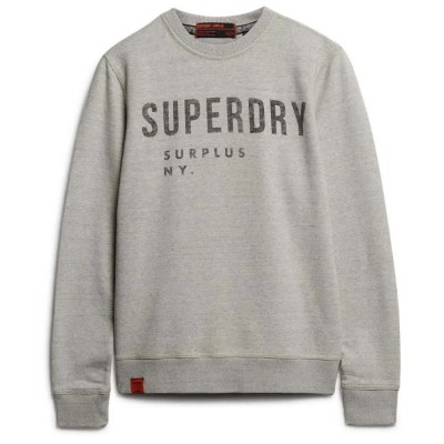 блуза,мъжки,пуловери,superdry,surplus,graphic,sweatshirt,grey
