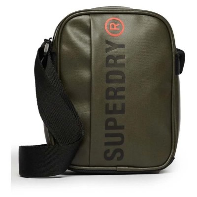 чанти,за,през,рамо,superdry,tarp,crossbody,surplus,goods,olive,green,(black)