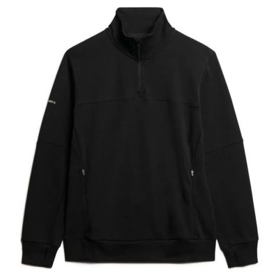блуза,мъжки,пуловери,superdry,tech,half,zip,sweatshirt,black