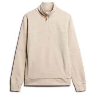 блуза,мъжки,пуловери,superdry,tech,half,zip,sweatshirt,tapioca,cream,beige,(beige)