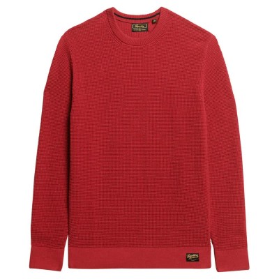 блуза,мъжки,пуловери,superdry,textured,sweater,deep,red,(red)