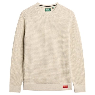 блуза,мъжки,пуловери,superdry,textured,sweater,light,grey,(beige)