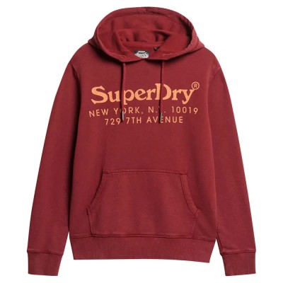 суичър,мъжки,пуловери,superdry,tonal,venue,logo,hoodie,wine,red,(red)