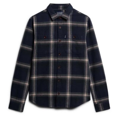 карирана,риза,мъжки,якета,superdry,vintage,check,overshirt,blue