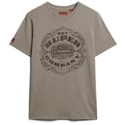 тениска,мъжки,тениски,superdry,workwear,script,graphic,short,sleeve,t,shirt,grey,(moon,rock,beige,slub)