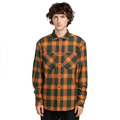 риза,с,дълъг,ръкав,мъжки,ризи,element,compass,long,sleeve,shirt,brown