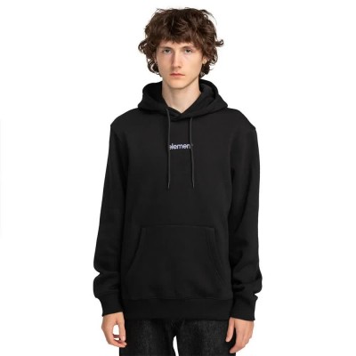 суичър,мъжки,пуловери,element,simple,logo,hoodie,flint,black,(black)