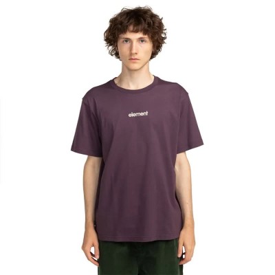тениска,мъжки,тениски,element,simple,logo,short,sleeve,t,shirt,plum,perfect,(purple)