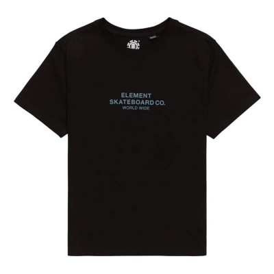тениска,детски,тениски,element,skateboard,co,short,sleeve,t,shirt,flint,black,(black)
