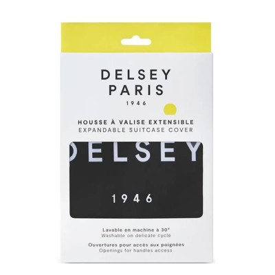 други,аксесоари,delsey,395018000,textile,cover,for,suitcase,clear,(black)