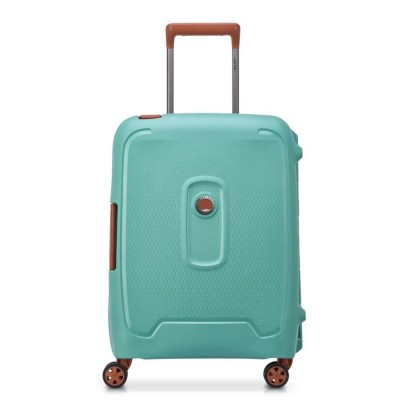 куфари,delsey,moncey,55,cm,slim,36l,trolley,bag,almond,(green)