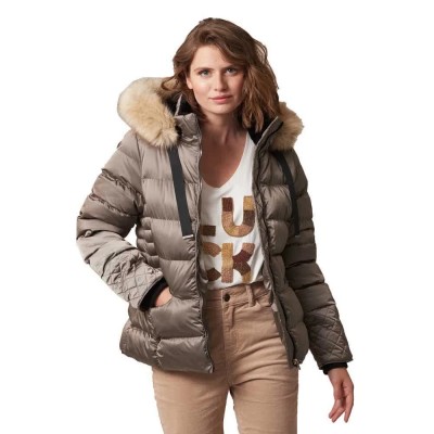 яке,дамски,якета,и,палта,deeluxe,ginnie,puffer,jacket,brown