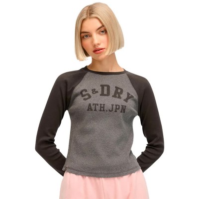 тениска,мъжки,тениски,дамски,тениски,superdry,athletic,rib,slim,long,sleeve,t,shirt,grey,(slate,grey,marl,bison,black)