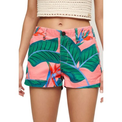 къси,панталони,дамски,панталони,superdry,vintage,hot,chino,shorts,multicolor,(pink,paradise)