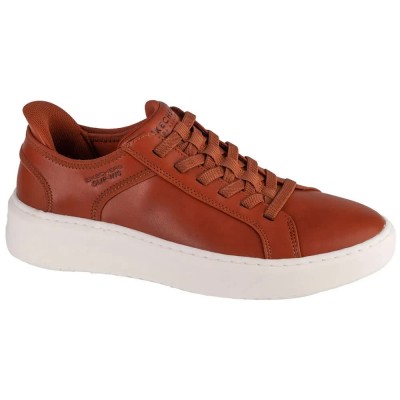 маратонки,мъжки,маратонки,skechers,court,break,trainers,cognac,duraleather,mesh,(brown)