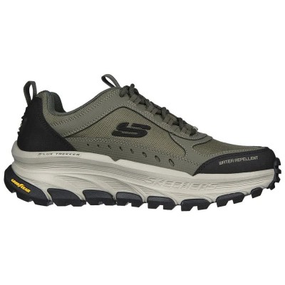 маратонки,мъжки,маратонки,skechers,d´lux,trekker,trainers,olive,leather,mesh,synthetic,multi,trim,(green)