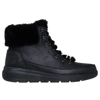 дамски,боти,дамски,високи,обувки,за,ходене,skechers,glacial,ultra,booties,black,textile