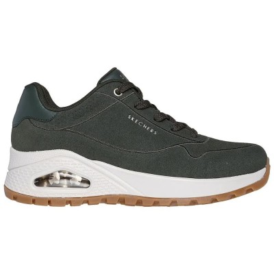 маратонки,дамски,маратонки,skechers,uno,rugged,trainers,olive,suede,duraleather,embroidery,trim,(grey)