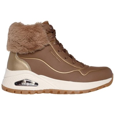 маратонки,дамски,маратонки,skechers,uno,rugged,trainers,taupe,durabuck,metallic,duraleather,faux,fur