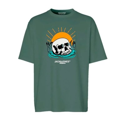 тениска,мъжки,тениски,jack,&,jones,12255651,short,sleeve,t,shirt,green