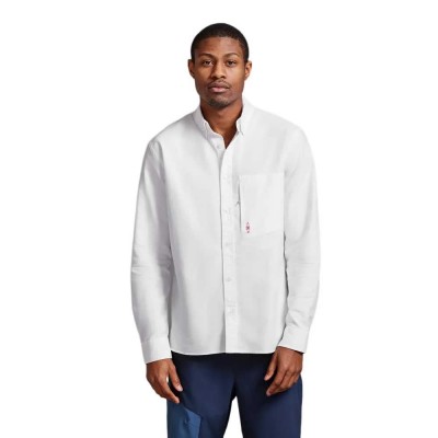 риза,с,дълъг,ръкав,мъжки,ризи,the,mountain,studio,field,oxford,long,sleeve,shirt,white
