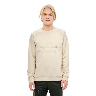 блуза,мъжки,пуловери,the,mountain,studio,organic,cotton,original,tms,crew,sweatshirt,castle,wall,(beige)