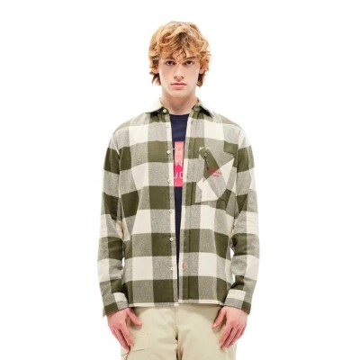 риза,с,дълъг,ръкав,мъжки,ризи,the,mountain,studio,overshirt,long,sleeve,shirt,forest,green,castle,wall,(green)