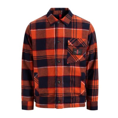 риза,с,дълъг,ръкав,мъжки,ризи,the,mountain,studio,padded,overshirt,long,sleeve,shirt,eclipse,rooibos,(orange)