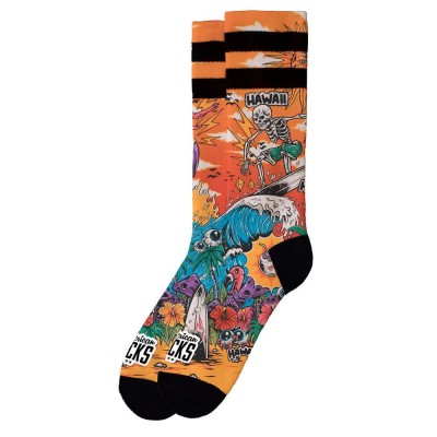 чорапи,мъжки,чорапи,дамски,чорапи,american,socks,hawaii,long,socks,orange,(orange)