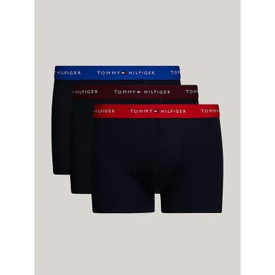 боксерки,мъжко,бельо,tommy,hilfiger,signature,essential,boxers,3,units,black