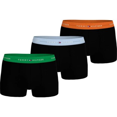 боксерки,мъжко,бельо,tommy,hilfiger,signature,essential,boxers,3,units,green,(blue)