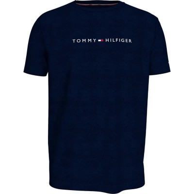 тениска,мъжки,пижами,tommy,hilfiger,original,short,sleeve,pyjama,t,shirt,blue,(blue)