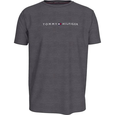 тениска,мъжки,пижами,tommy,hilfiger,original,short,sleeve,pyjama,t,shirt,grey