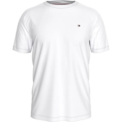 тениска,мъжки,пижами,tommy,hilfiger,essential,short,sleeve,pyjama,t,shirt,white