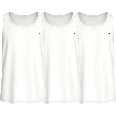 тениска,мъжки,тениски,tommy,hilfiger,um0um03387,sleeveless,t,shirt,3,units,white