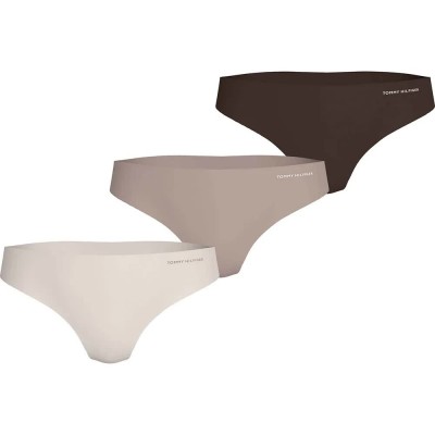 дамско,бельо,дамски,бикини,и,танкини,tommy,hilfiger,uw0uw03871,panties,3,units,brown
