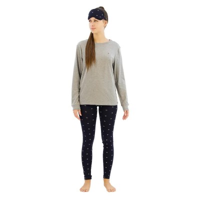 пижама,дамски,пижами,tommy,hilfiger,uw0uw05639,pyjama,grey