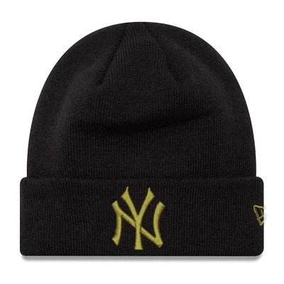 шапка,всички,шапки,new,era,league,essential,new,york,yankees,beanie,black,(black)