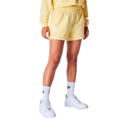 къси,панталони,дамски,панталони,new,era,mlb,le,los,angeles,dodgers,sweat,shorts,yellow,(pastel,yellow)