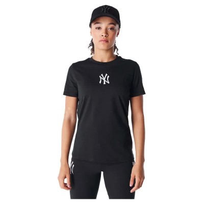 тениска,дамски,тениски,new,era,mlb,le,regular,new,york,yankees,short,sleeve,t,shirt,black,(black)
