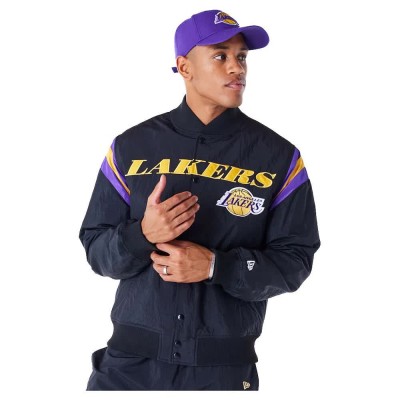 яке,мъжки,якета,new,era,nba,panel,los,angeles,lakers,bomber,jacket,black