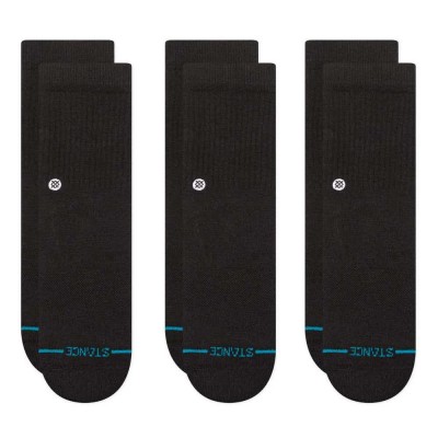 чорапи,детски,чорапи,stance,icon,st,crew,socks,3,pairs,black,(black)
