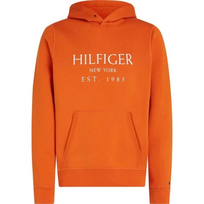 суичър,мъжки,пуловери,tommy,hilfiger,big,hoodie,bonfire,orange,(orange)